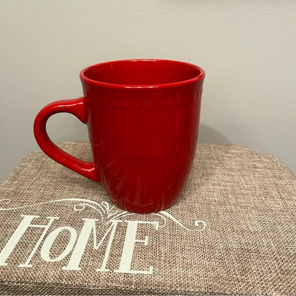 NWT Red Ceramic Mug